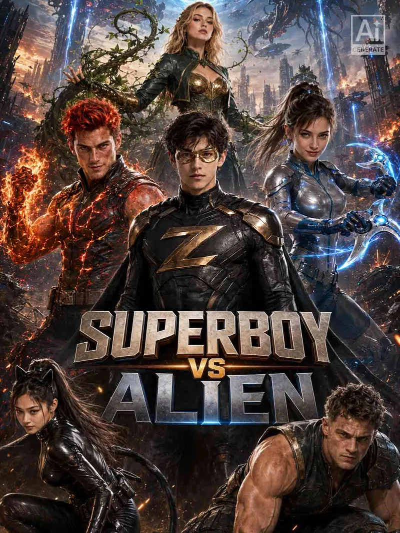 Superboy vs. Alien cover