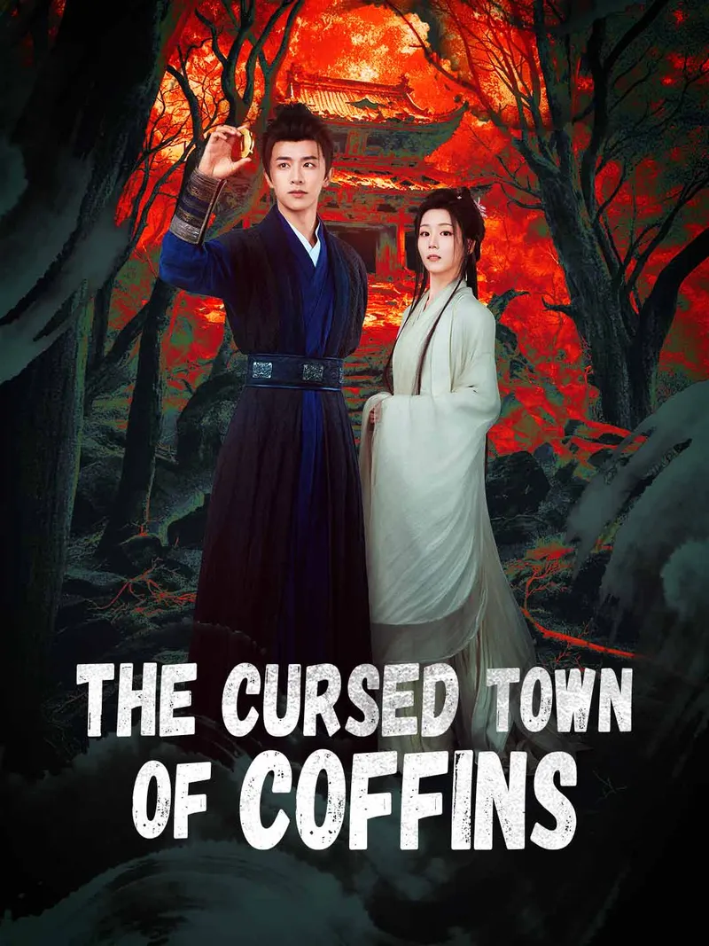 The Cursed Town of Coffins cover