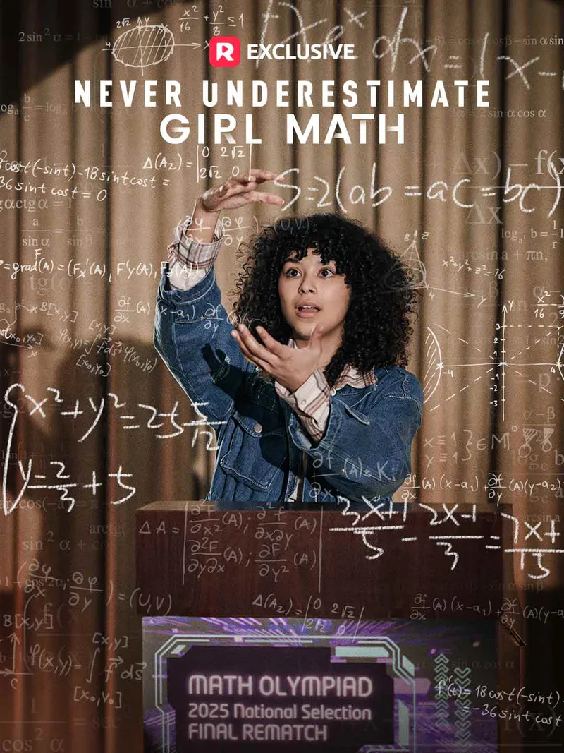 Never Underestimate Girl Math cover