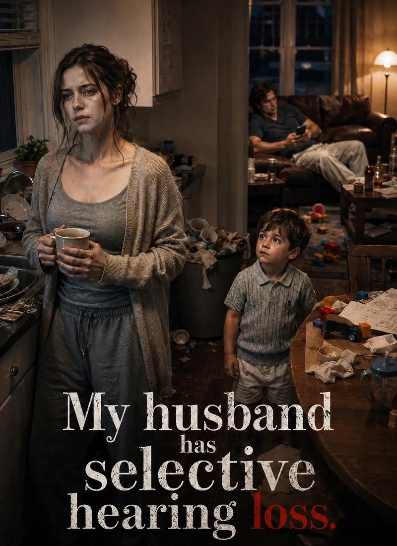 My husband has selective hearing loss. cover