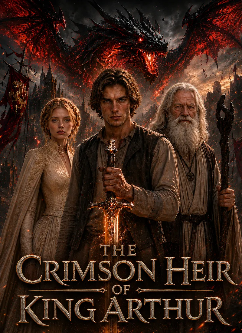 The Crimson Heir of King Arthur cover